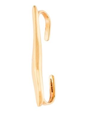 Alexander McQueen Gold Sculptural Single Ear Cuff